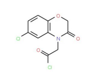 (6-Chloro-3-oxo-2,3-dihydro-benzo[1,4]oxazin-4-yl)-acetyl chloride - chemical structure image