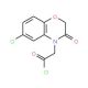 (6-Chloro-3-oxo-2,3-dihydro-benzo[1,4]oxazin-4-yl)-acetyl chloride - chemical structure image