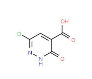 6-chloro-3-oxo-2,3-dihydropyridazine-4-carboxylic acid (CAS 50681-26-0) - chemical structure image