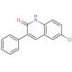 6-Chloro-3-phenyl-2-quinolinol (CAS 85274-64-2) - chemical structure image