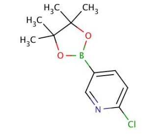 6-Chloro-3-pyridineboronic acid pinacol ester (CAS 444120-94-9) - chemical structure image