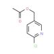 (6-Chloro-3-pyridinyl)methyl acetate - chemical structure image