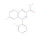 6-Chloro-4-(2-chlorophenyl)-2-quinazolinecarboxylic Acid (CAS 54643-79-7) - chemical structure image