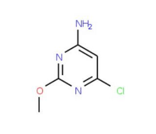 6-Chloro-4-amino-2-methoxypyrimidine (CAS 3286-55-3) - chemical structure image