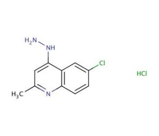 6-Chloro-4-hydrazino-2-methyl-quinoline hydrochloride (CAS 1170041-05-0) - chemical structure image