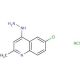 6-Chloro-4-hydrazino-2-methyl-quinoline hydrochloride (CAS 1170041-05-0) - chemical structure image