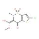 6-Chloro-4-hydroxy-2-methyl-2H-thieno[2,3-e]-1,2-thiazine-3-carboxylic Acid Methyl Ester 1,1-Dioxide (CAS 70415-50-8) - chemi