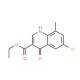 6-Chloro-4-hydroxy-8-methylquinoline-3-carboxylic acid ethyl ester (CAS 228728-86-7) - chemical structure image
