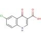 6-Chloro-4-hydroxyquinoline-3-carboxylic acid (CAS 35973-14-9) - chemical structure image