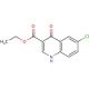 6-Chloro-4-hydroxyquinoline-3-carboxylic acid ethyl ester (CAS 70271-77-1) - chemical structure image