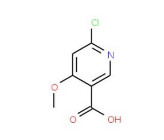 6-Chloro-4-methoxynicotinic acid (CAS 716362-10-6) - chemical structure image