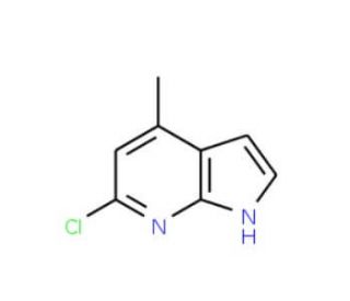 6-Chloro-4-methyl-1H-pyrrolo[3,2-b]pyridine (CAS 4894-29-5) - chemical structure image