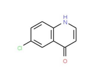 6-Chloro-4-quinolinol (CAS 23432-43-1) - chemical structure image