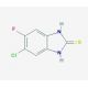6-Chloro-5-fluoro-2-mercaptobenzimidazole (CAS 142313-30-2) - chemical structure image