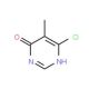 6-Chloro-5-methylpyrimidin-4-ol (CAS 18261-42-2) - chemical structure image