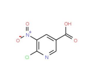 6-Chloro-5-nitronicotinic acid (CAS 7477-10-3) - chemical structure image