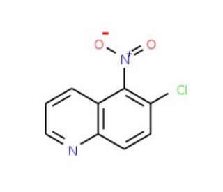 6-Chloro-5-nitroquinoline (CAS 86984-32-9) - chemical structure image