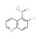 6-Chloro-5-nitroquinoline (CAS 86984-32-9) - chemical structure image