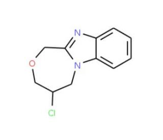 6-Chloro-6,7-dihydro-5H,9H-8-oxa-4b,10-diaza-benzo[a]azulene - chemical structure image