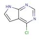 6-Chloro-7-deazapurine (CAS 3680-69-1) - chemical structure image