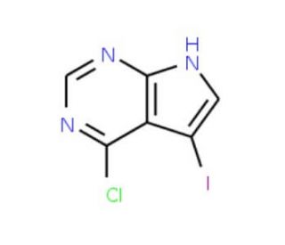 6-Chloro-7-iodo-7-deazapurine (CAS 123148-78-7) - chemical structure image