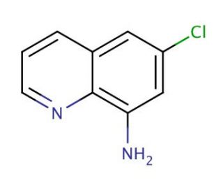 6-Chloro-8-aminoquinoline - chemical structure image