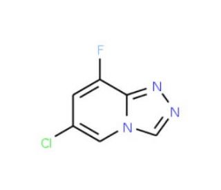 6-Chloro-8-fluoro-[1,2,4]triazolo[4,3-a]pyridine (CAS 1020253-21-7) - chemical structure image