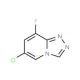6-Chloro-8-fluoro-[1,2,4]triazolo[4,3-a]pyridine (CAS 1020253-21-7) - chemical structure image
