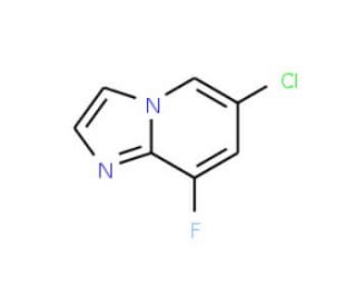 6-Chloro-8-fluoroimidazo[1,2-a]pyridine (CAS 1033202-10-6) - chemical structure image