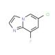 6-Chloro-8-fluoroimidazo[1,2-a]pyridine (CAS 1033202-10-6) - chemical structure image