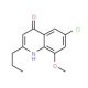 6-Chloro-8-methoxy-2-propylquinolin-4-ol (CAS 1189107-18-3) - chemical structure image