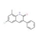 6-Chloro-8-methyl-3-phenyl-2-quinolinol (CAS 1031928-31-0) - chemical structure image