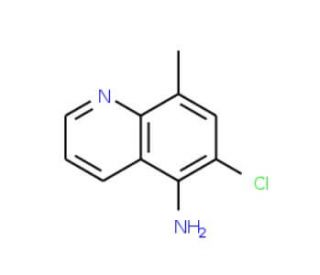 6-chloro-8-methylquinolin-5-amine - chemical structure image