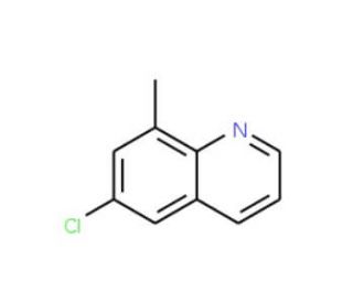 6-chloro-8-methylquinoline (CAS 19655-50-6) - chemical structure image