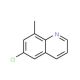 6-chloro-8-methylquinoline (CAS 19655-50-6) - chemical structure image