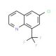 6-Chloro-8-(trifluoromethyl)quinoline (CAS 1065074-68-1) - chemical structure image