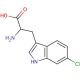 6-Chloro-D,L-tryptophan (CAS 17808-21-8) - chemical structure image