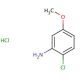 6-Chloro-m-anisidine hydrochloride (CAS 85006-21-9) - chemical structure image