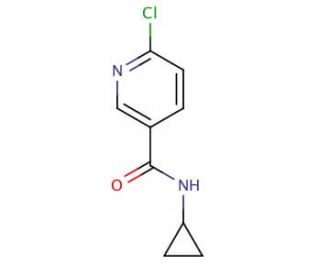 6-chloro-N-cyclopropylnicotinamide - chemical structure image
