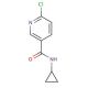 6-chloro-N-cyclopropylnicotinamide - chemical structure image