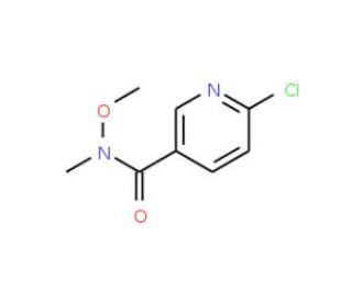 6-Chloro-N-methoxy-N-methyl-nicotinamide (CAS 149281-42-5) - chemical structure image