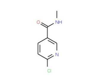 6-chloro-N-methylnicotinamide (CAS 54189-82-1) - chemical structure image