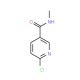 6-chloro-N-methylnicotinamide (CAS 54189-82-1) - chemical structure image