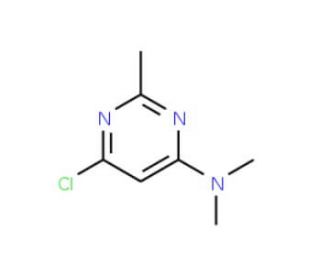 6-Chloro-N,N,2-trimethyl-4-pyrimidinamine (CAS 58514-89-9) - chemical structure image