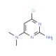 6-chloro-N~4~,N~4~-dimethylpyrimidine-2,4-diamine (CAS 1007-11-0) - chemical structure image