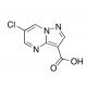 6-Chloro-pyrazolo[1,5-a]pyrimidine-3-carboxylic Acid (CAS 1204926-24-8) - chemical structure image