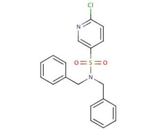 6-Chloro-pyridine-3-sulfonic acid dibenzylamide - chemical structure image
