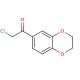6-Chloroacetyl-1,4-benzodioxane (CAS 93439-37-3) - chemical structure image