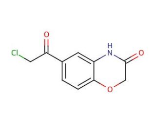 6-(Chloroacetyl)-2H-1,4-benzoxazin-3(4H)-one (CAS 26518-76-3) - chemical structure image