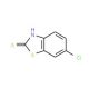 6-Chlorobenzo[d]thiazole-2-thiol (CAS 51618-29-2) - chemical structure image